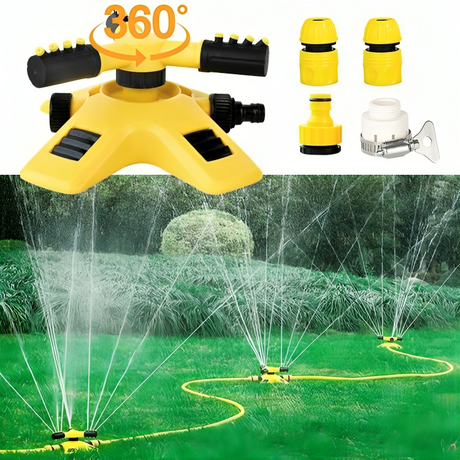 360° Lawn Sprinkler for Garden Use