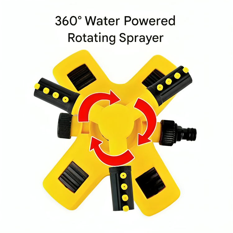 360° Lawn Sprinkler for Garden Use