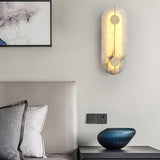 StoneLuxe – Art Deco Wall Lamp with Refined Stone Detail