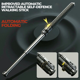 Self-Defense Hiking Stick with Automatic Mechanism