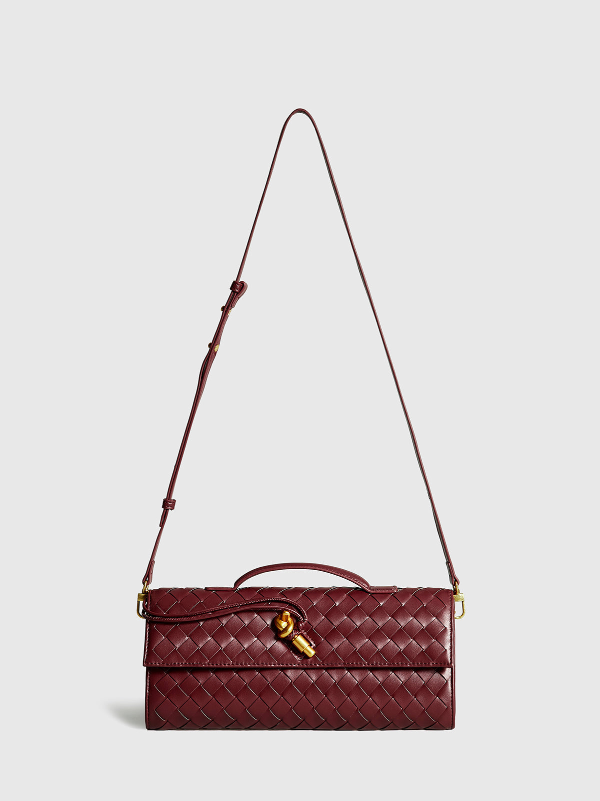 Women's Shoulder Bag Black One Size Polyurethane