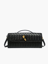 Women's Shoulder Bag Black One Size Polyurethane