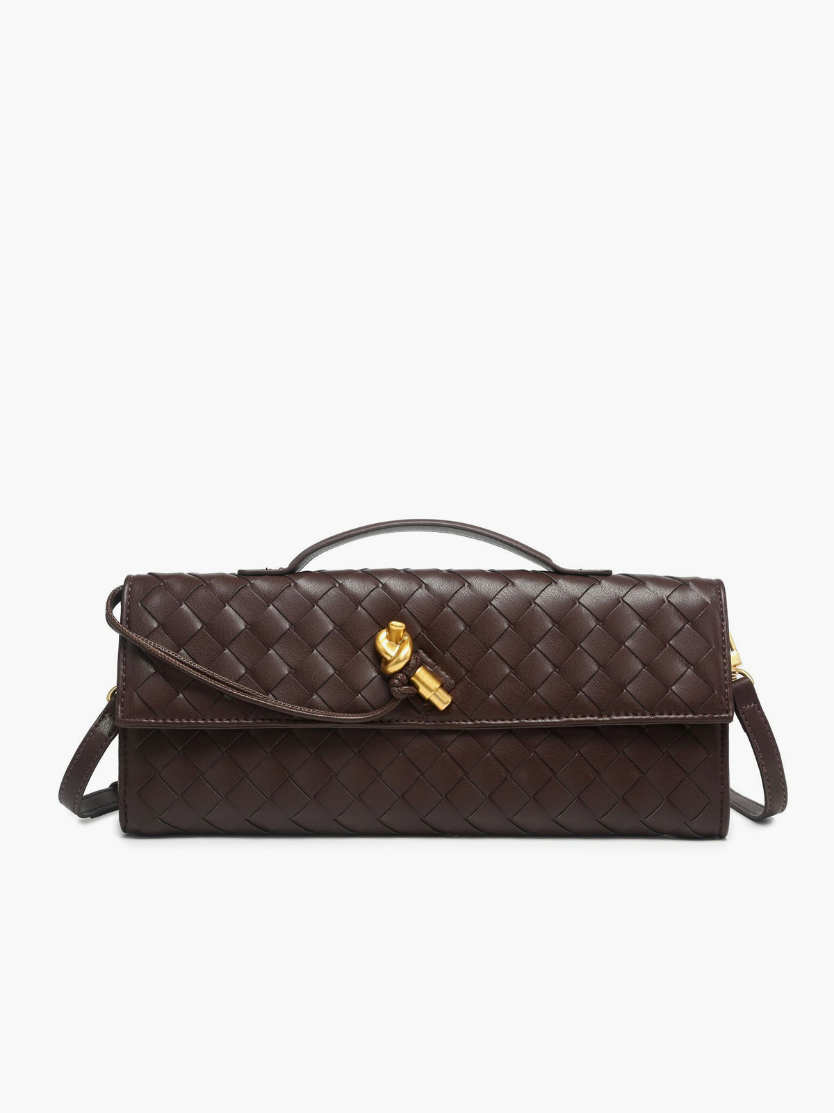 Women's Shoulder Bag Black One Size Polyurethane