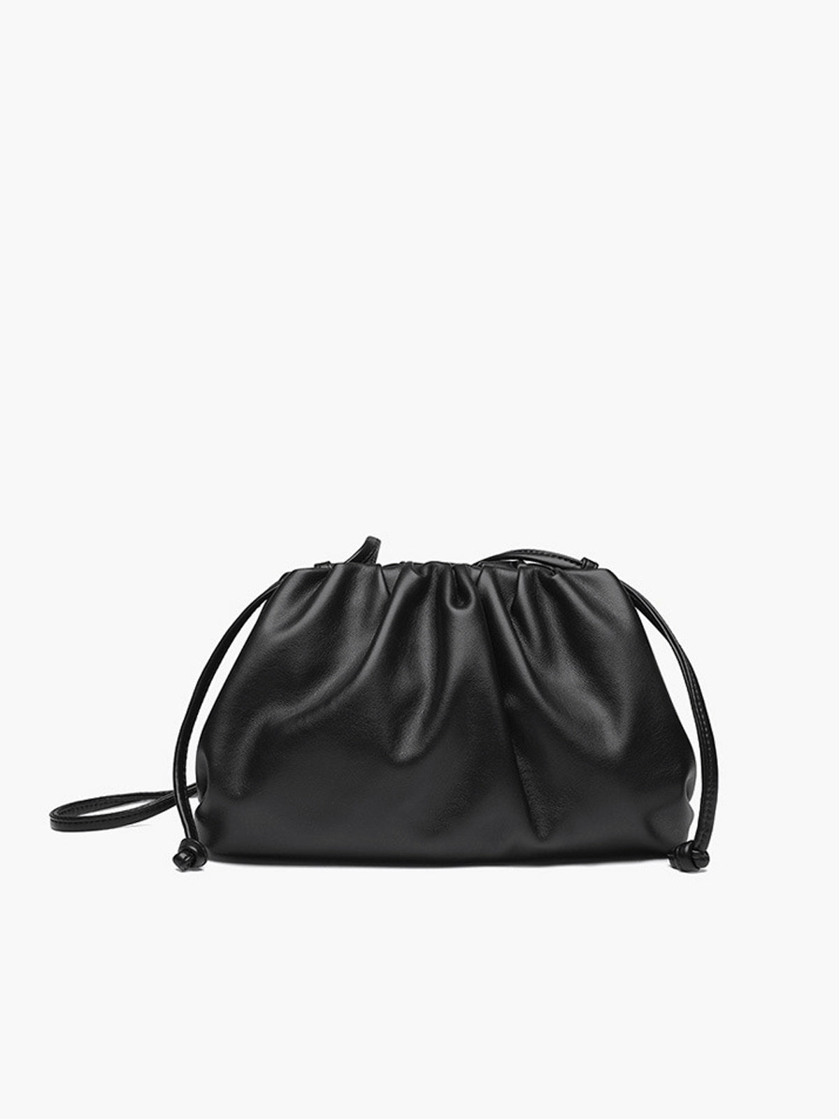 Women's Clutch Bag Black One Size Polyurethane