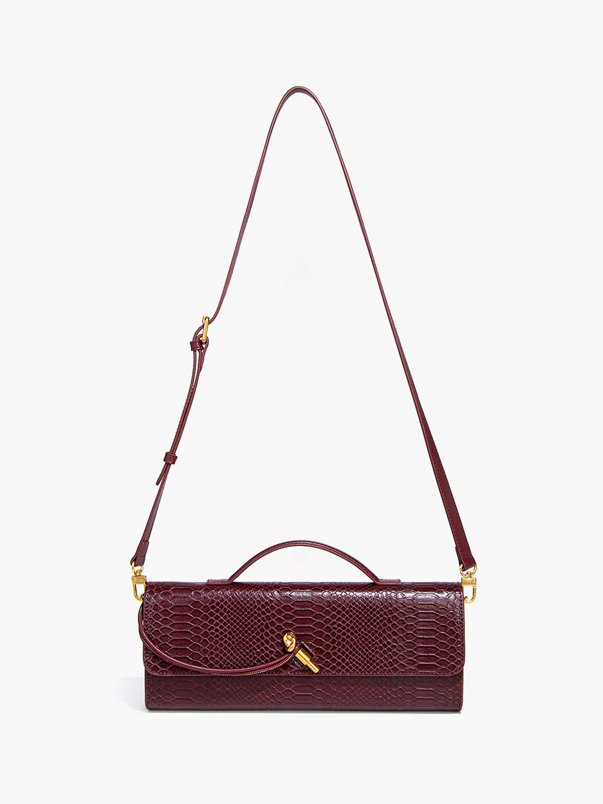 Women's Shoulder Bag Black One Size Polyurethane