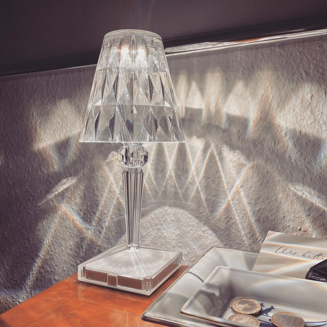 SparkleBeam - Modern LED Lamp with a Touch of Glamour
