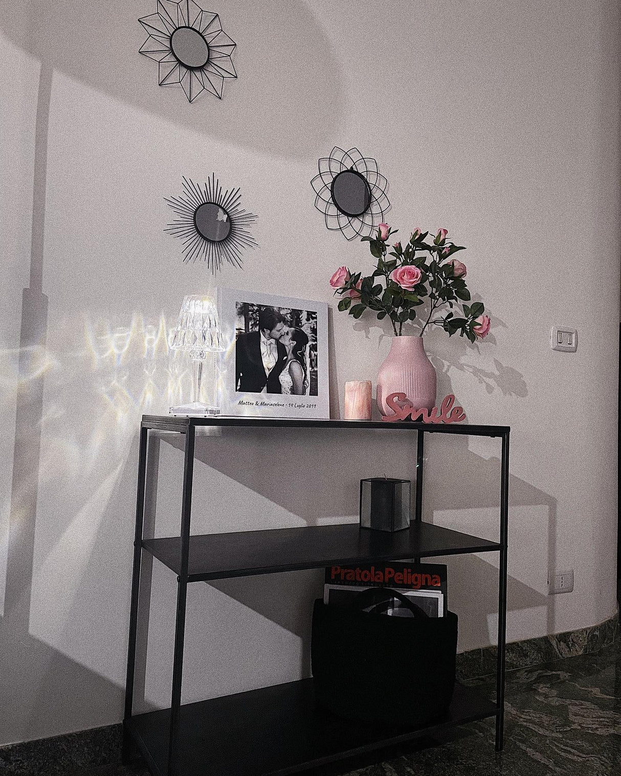 SparkleBeam - Modern LED Lamp with a Touch of Glamour