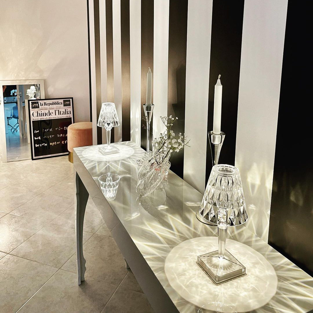 SparkleBeam - Modern LED Lamp with a Touch of Glamour