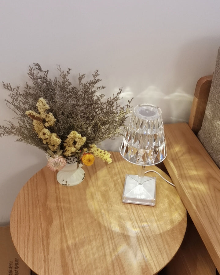 SparkleBeam - Modern LED Lamp with a Touch of Glamour
