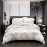 VelvetDream - Black Satin Bed Set