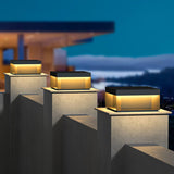 Stylish Solar Outdoor Lamp with Matte Acrylic Roof for Gardens