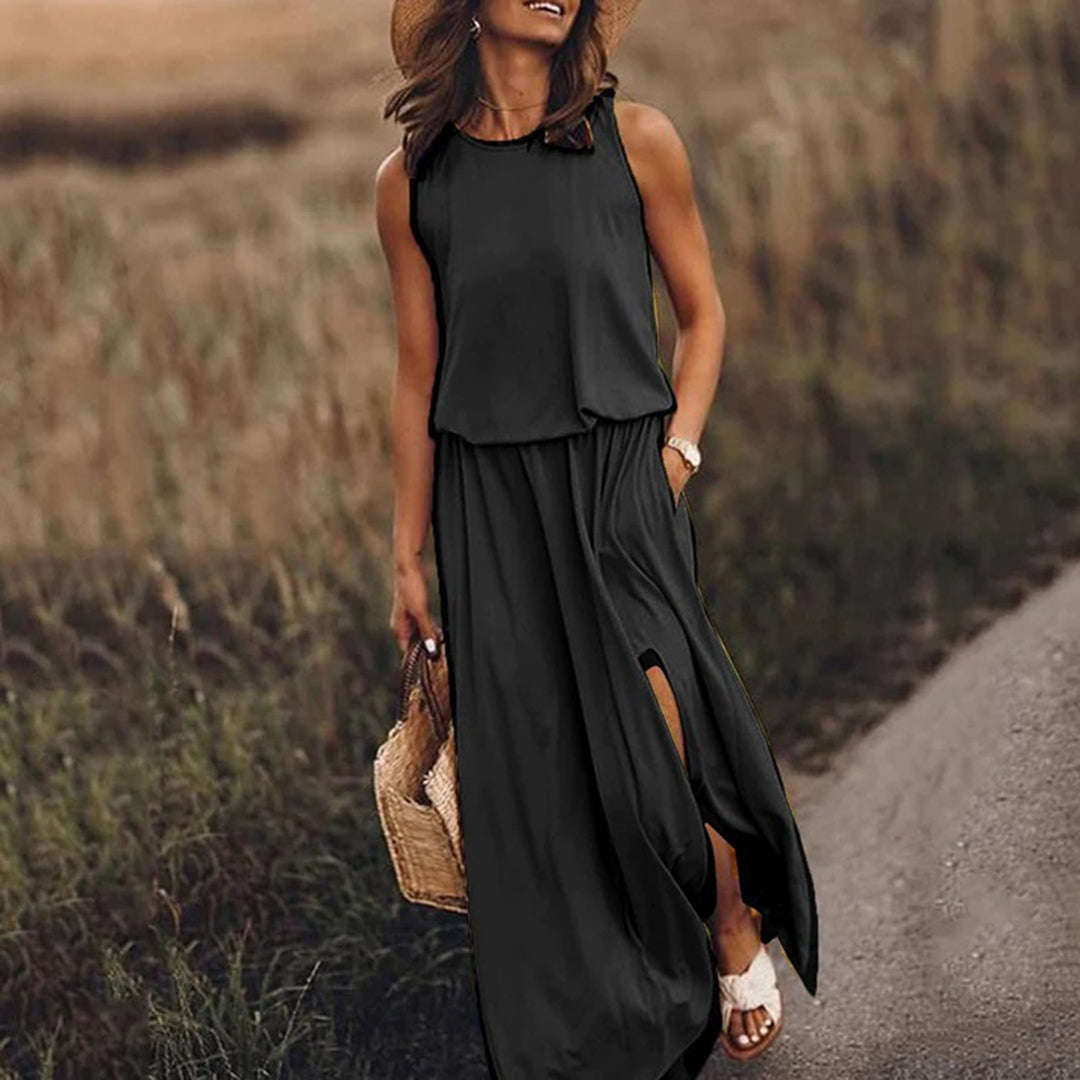 Women's Casual Polyester Summer Dress