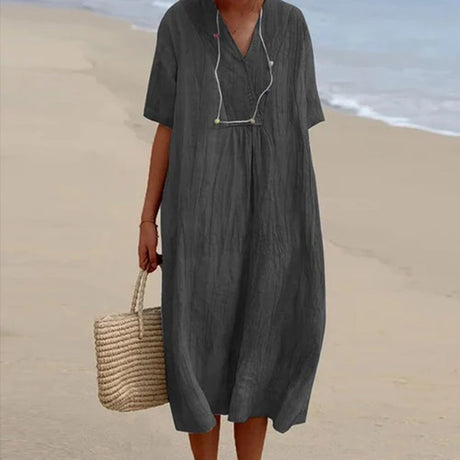 Women's Summer Dress, Lightweight Casual Loose Fit in Vibrant Colors