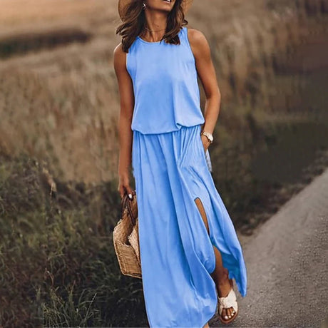 Women's Casual Polyester Summer Dress
