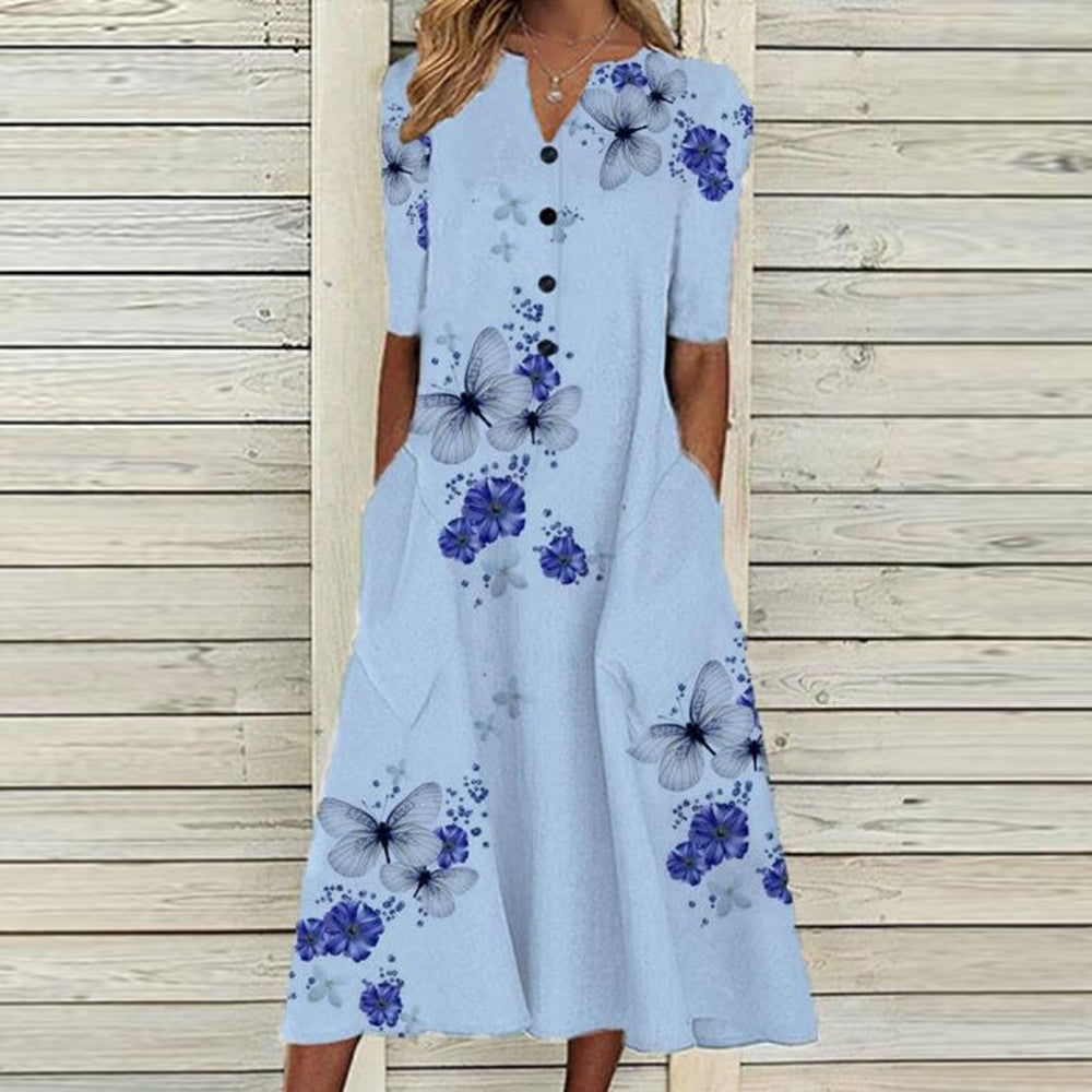 Women's Floral Summer Dress