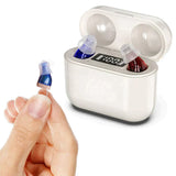 Invisible Rechargeable Hearing Aids with Noise Reduction – Comfortable and Discreet Design for Light to Moderate Hearing Loss