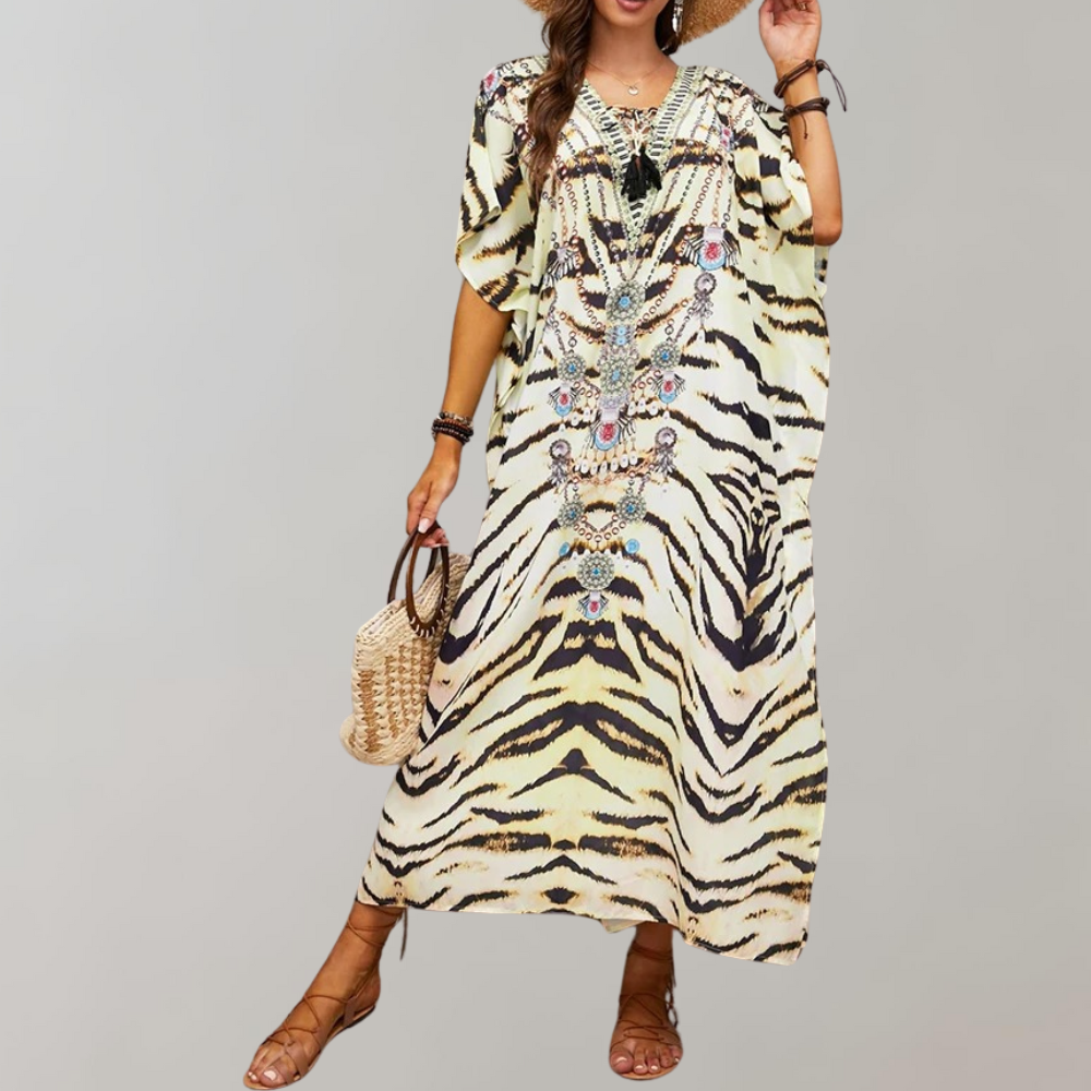 Women's Maxi Dress - Stylish Summer Dress in Aqua Blue, Pink & More