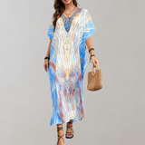 Women's Maxi Dress - Stylish Summer Dress in Aqua Blue, Pink & More