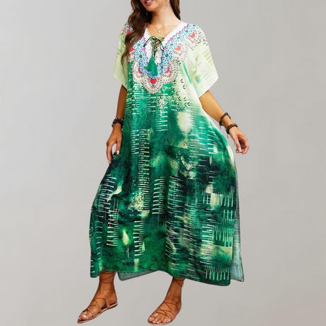 Women's Maxi Dress - Stylish Summer Dress in Aqua Blue, Pink & More