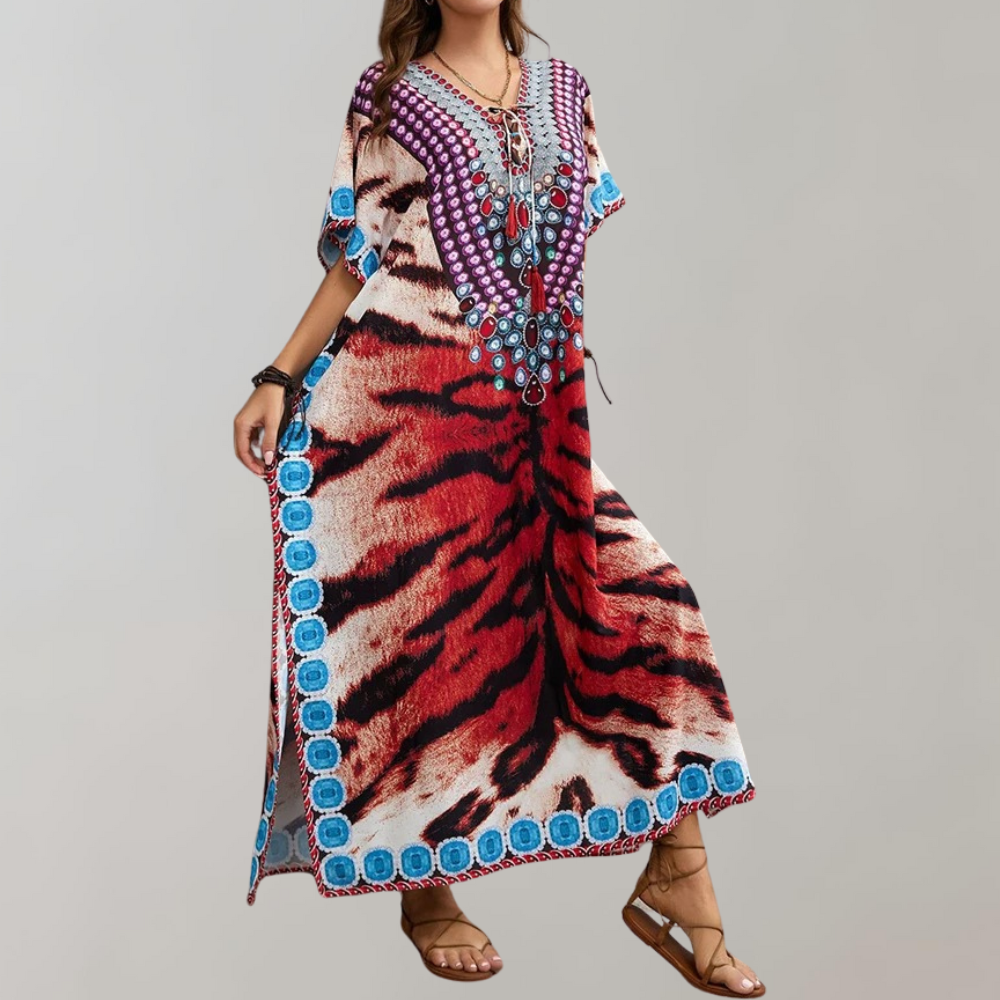 Women's Maxi Dress - Stylish Summer Dress in Aqua Blue, Pink & More