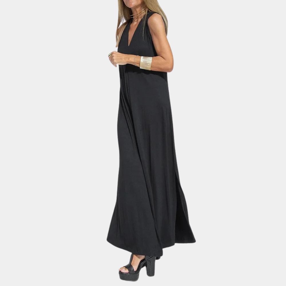 Women's White Maxi Dress, Elegant Classic Long Formal Dress for Special Occasions