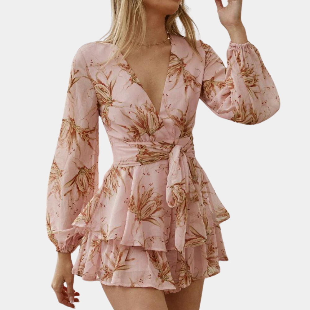 Women's Floral Mini Dress - Elegant Summer Dresses in Unique Patterns