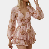 Women's Floral Mini Dress - Elegant Summer Dresses in Unique Patterns