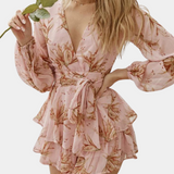 Women's Floral Mini Dress - Elegant Summer Dresses in Unique Patterns
