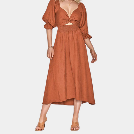 Women's Black Maxi Summer Dress in Breathable Fabric for Comfort