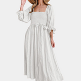Women's Black Maxi Summer Dress in Breathable Fabric for Comfort