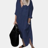 Women's Lightweight Maxi Dress, Breathable White Summer Style