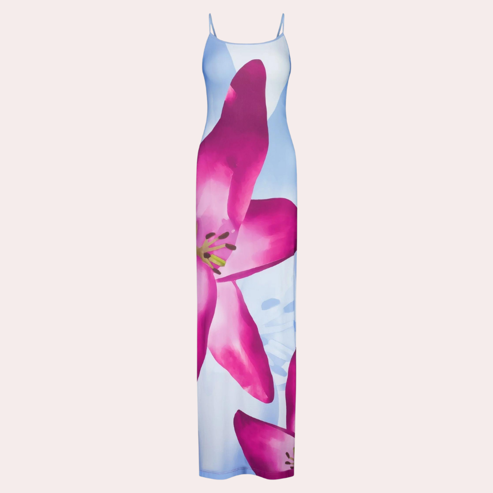 Women's Blue Casual Summer Dress