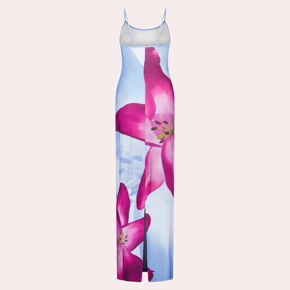 Women's Blue Casual Summer Dress