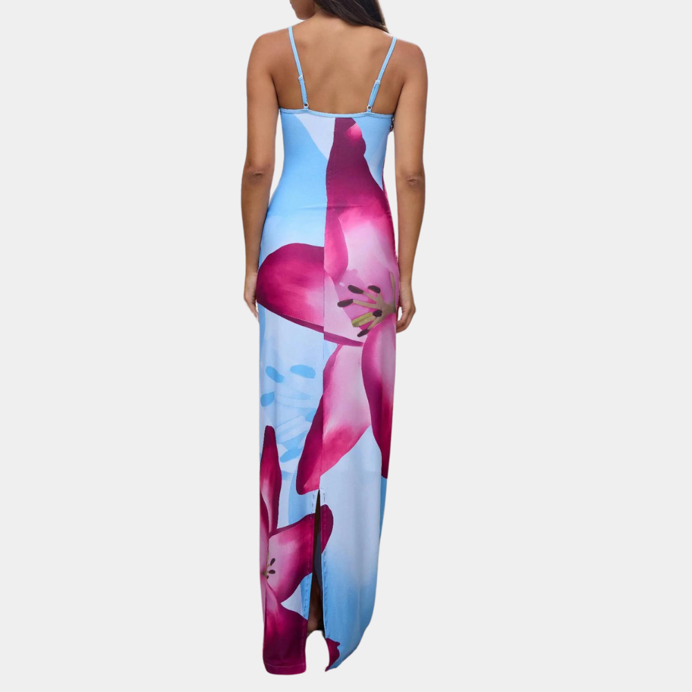 Women's Blue Casual Summer Dress