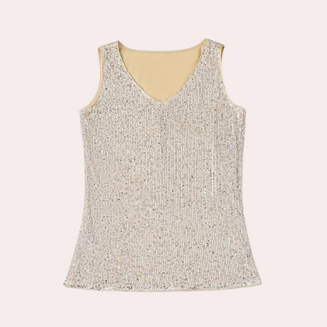 Women's Going Out Top Light Yellow Polyester