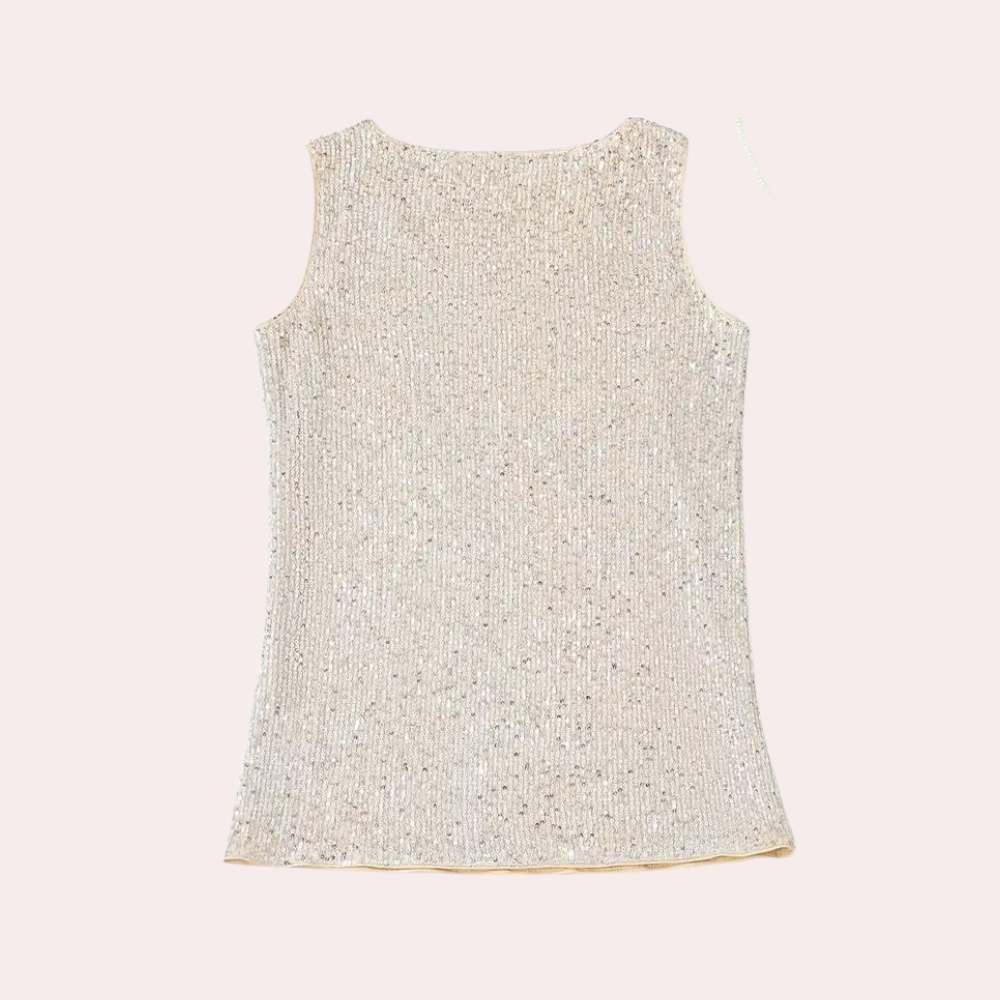 Women's Going Out Top Light Yellow Polyester