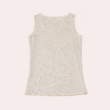 Women's Going Out Top Light Yellow Polyester