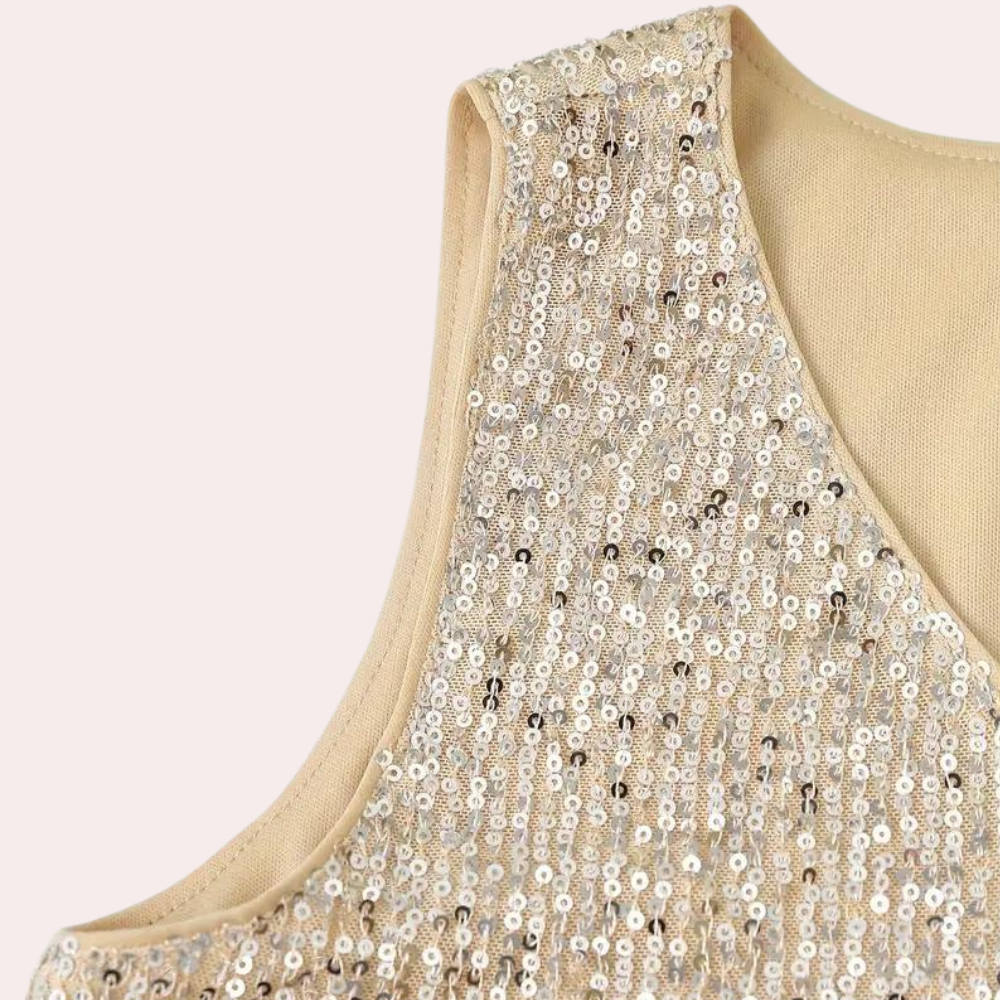 Women's Going Out Top Light Yellow Polyester