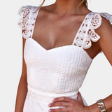 Women's Summer White Lace Dress
