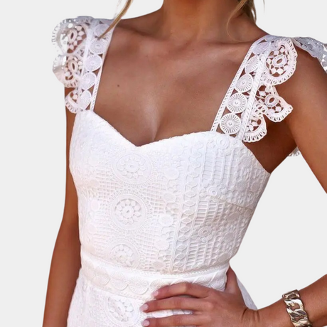 Women's Summer White Lace Dress