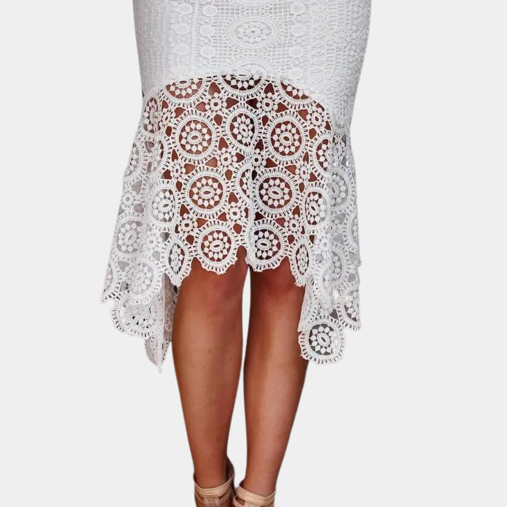 Women's Summer White Lace Dress