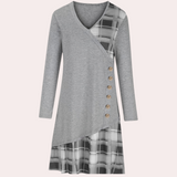 Women's Midi Dress Checkered