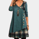 Women's Midi Dress Checkered