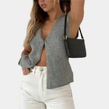 Women's Loose Summer Top Polyester