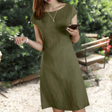 Women's Cotton A-Line Dress