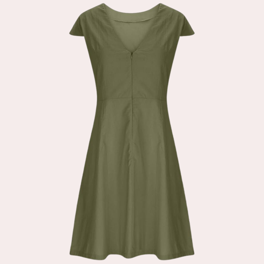 Women's Cotton A-Line Dress
