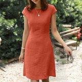 Women's Cotton A-Line Dress
