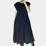 Women's Polyester Pleated Dress