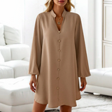 Women's Cotton Camel Summer Dress