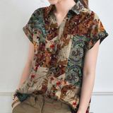 Women's Shirt Lightweight Cotton Floral